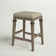 Arasch Wood Backless Counter Height Stool