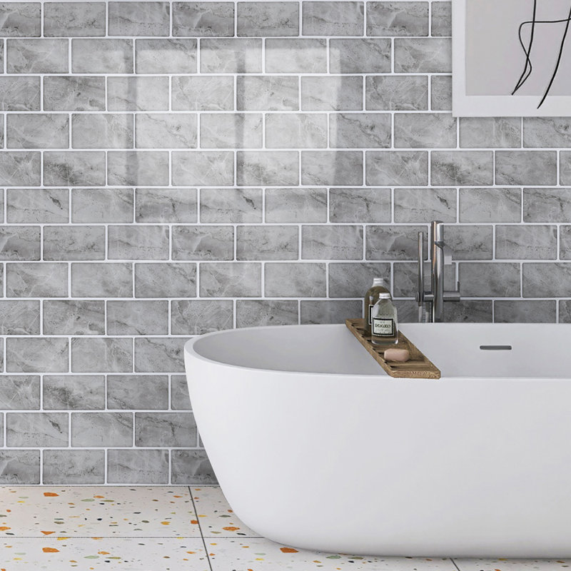 Set of 10 Self-adhesive Wall Tile Stickers