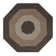 Vienne Solid Color Machine Made Braided Polypropylene Octagon Indoor Outdoor Area Rug