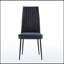 Ensemble de 2 chaises de salle à manger réglables en velours gris foncé-709806165