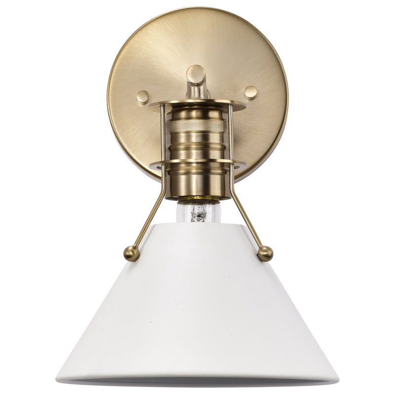 Frome Armed Sconce, Matte White