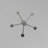5 - Light Steel Dimmable Chandelier-281074381