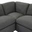 Fauteuil inclinable modulaire 104 po avec prise de courant, gris foncé et boîte de rangement 104 po, boîte, porte-gobelets, ports et douille pour la maison-1569116895
