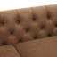 Canapé Chesterfield capitonné avec coussins à ressorts ensachés