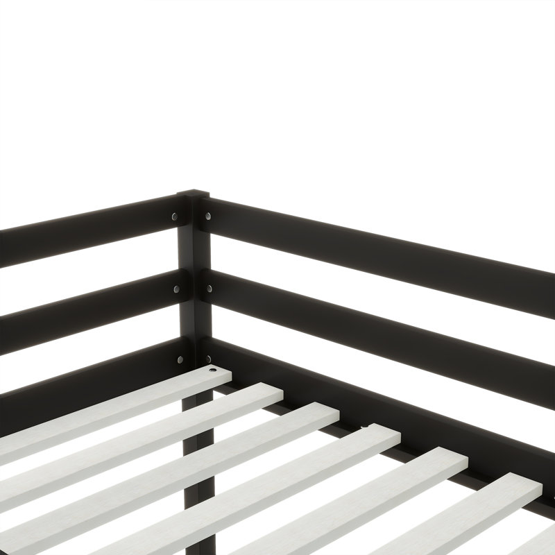 Lit mezzanine simple Orrtanna par Harriet Bee, Noir, Simple