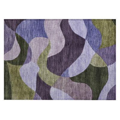 Machine Washable Indoor/Outdoor Jacinto ACN2141 Abstract Rug
