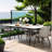 Coffield Extendable Rectangular Sintered Stone Outdoor Dining Table-1140748449