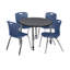 Ensemble de table de salle à manger et de chaises Kee Mobile-93832258-93832260-73413270