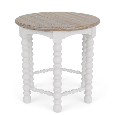 Lana Round Spindle End Table