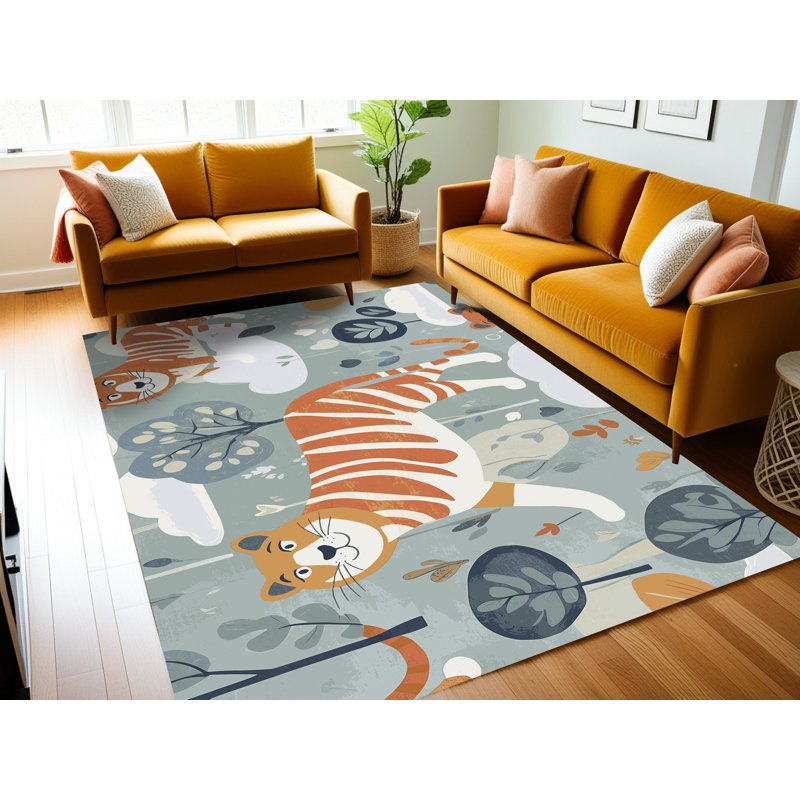 Tapis pour enfants East Urban Home, Rectangulaire 3 pi x 5 pi
