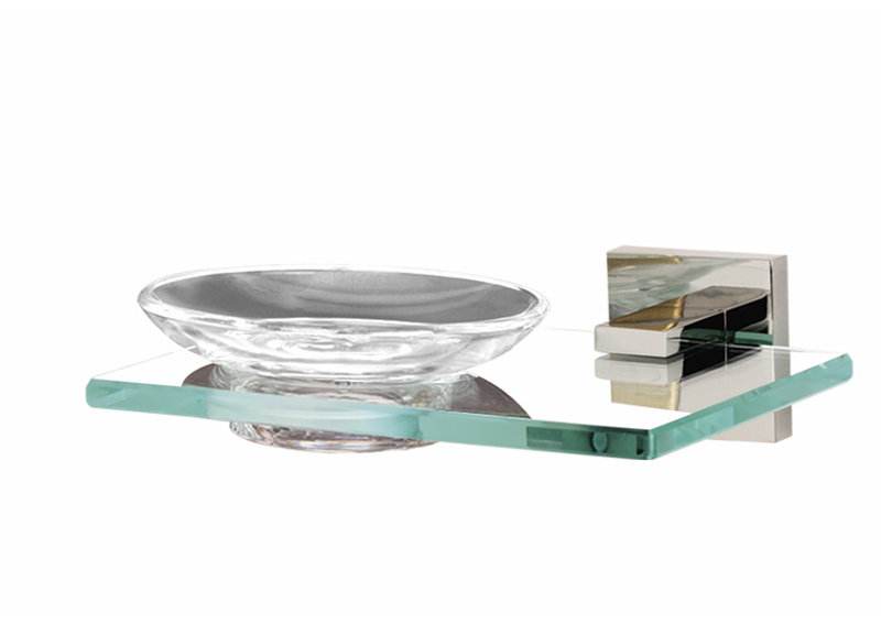 Contemporary II Soap Dish, Polished Chrome