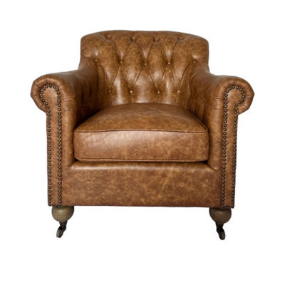 Grand Oaks Leon Leather Arm Chair