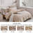 Solayne Home essentials Super Soft Duvet Cover - 100% Washed Microfiber Comforter Cover Set 3 Pieces,Wrinkle-resistant and highly elastic-1546220890-1546220895