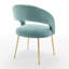 Chaise avec accoudoirs en velours Lokelani-1908243614-1936702233
