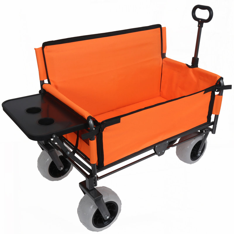 Chariot pliant 3-en-1, Orange