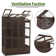 57.9" W x 28.5" D Wooden Greenhouse with Openable Roof and Lockable Door