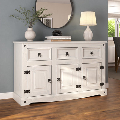 Hysley 125cm Solid Wood Sideboard