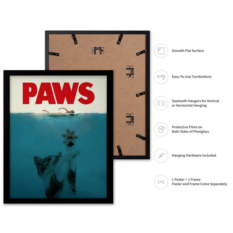 Pattes, Black Framed, Poster, 24"H x 32"W