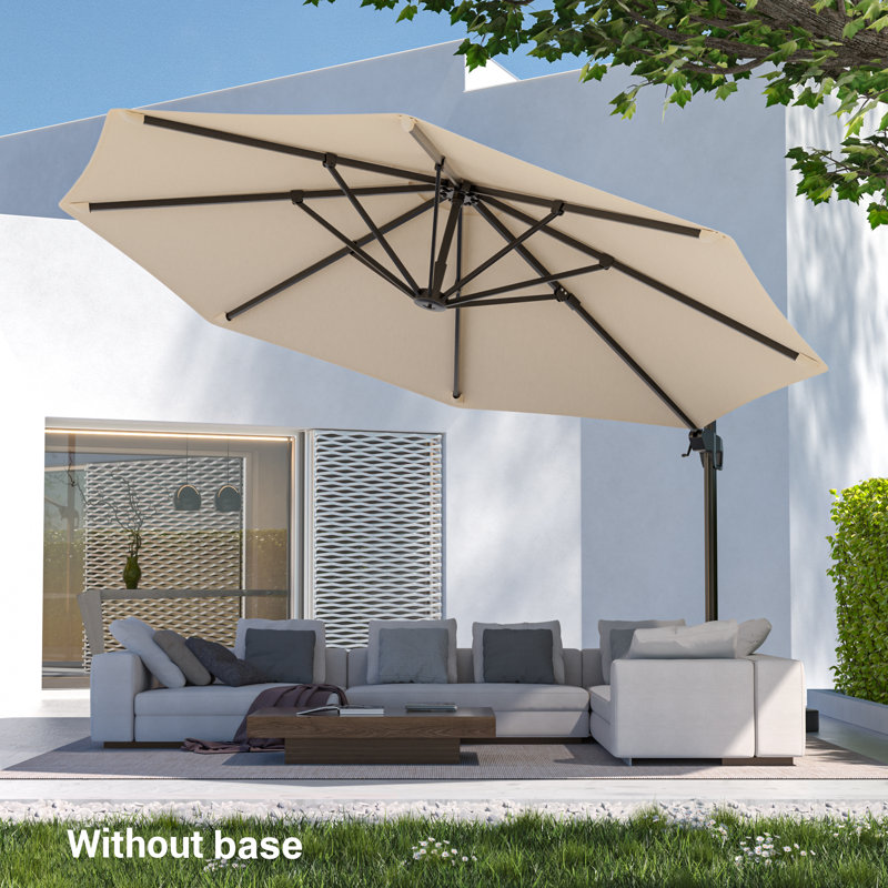 Parasol en porte-à-faux 11 'Bevins, Sable