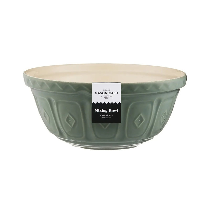 Bol mélangeur gris 11,75 po, 11,75 po de diamètre, Vert