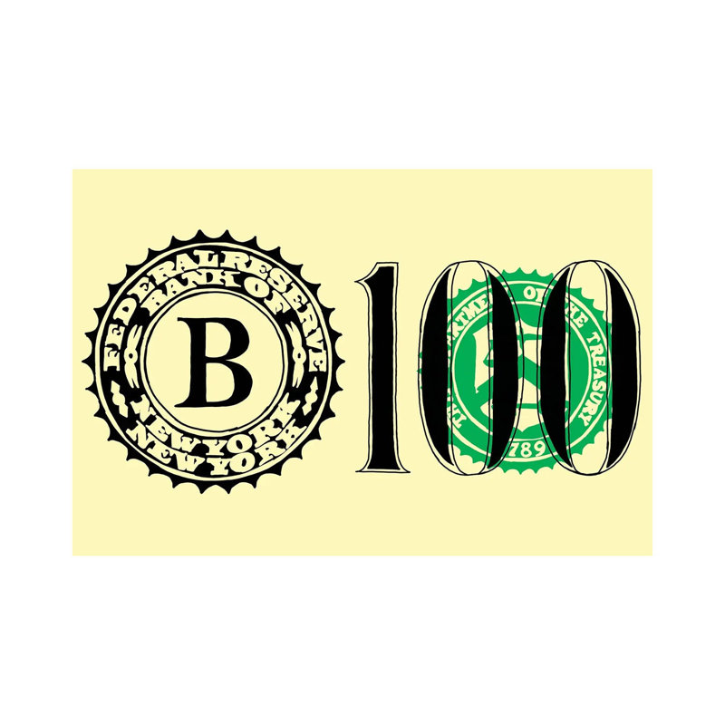 Bank Note by Jaymie Metz - Wrapped Canvas Print, 20.32 cm H x 30.48 cm W