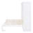 Full Size Murphy Bed Wall Bed,White-152857361-152857360