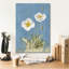  «White Poppies 1 No Butterfly» par Danhui Nai, art mural sur toile-524764933