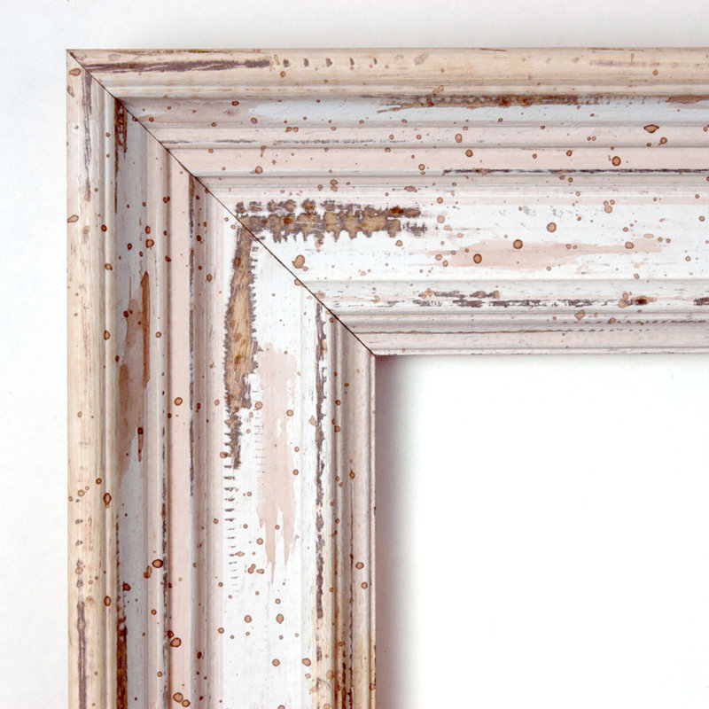 Tico Flat Mirror, 29" H x 41" W, White