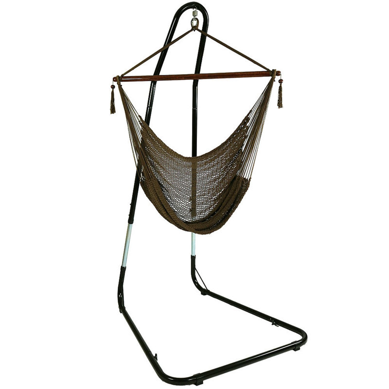 Chaise hamac suspendue Poe, Brun