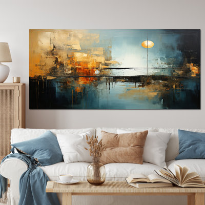 Teal Orange Bold Energy I - Print