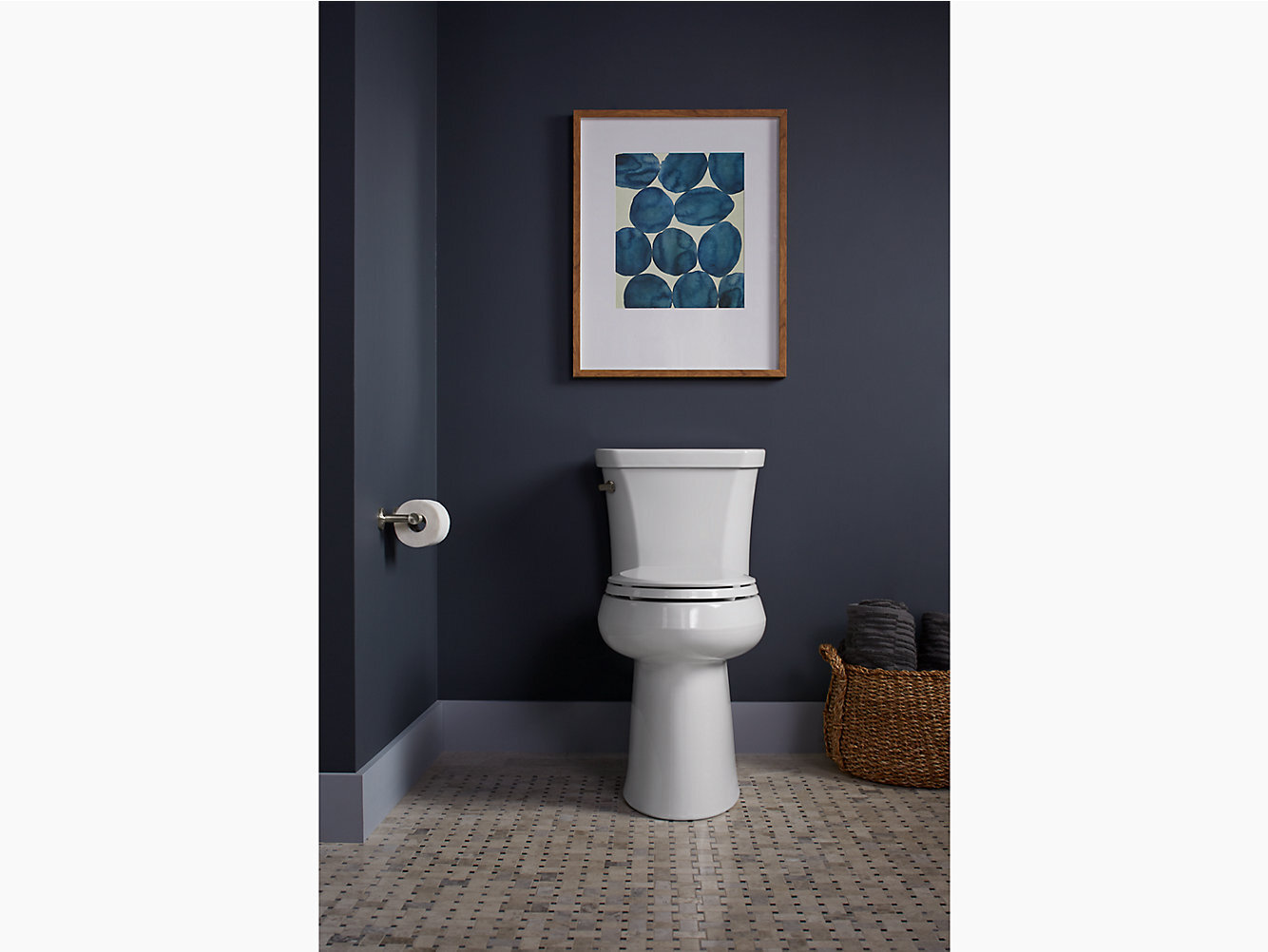Kohler Highline™ 1.28 GPF (Water Efficient) Elongated Two-Piece Toilet with  a High-Efficiency Flush (Seat Not Included)  Reviews Wayfair Canada