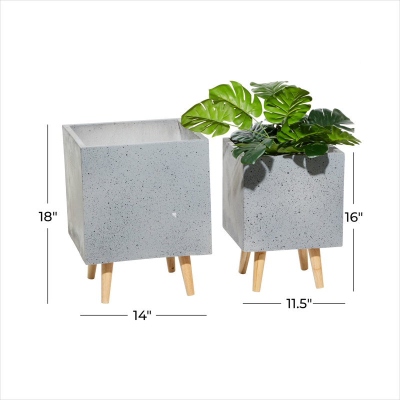 Annmarie Pot Planter, Gray