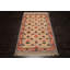 Tapis ivoire en laine noué à la main 6 pi 2 po x 9 pi 6 po Oushak