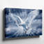 Toile, un majestueux aigle blanc survole un ciel tourbillonnant, art mural-12091565