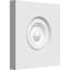 Standard Sedgwick Bullseye Rosette with Square Edge-40411012