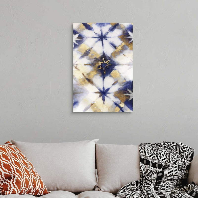 « Tye Dye IV » par Eva watts, reproduction d’art sur toile, Toile tendue, H 30 po x l 20 po x P 1,25 po
