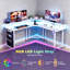 L-Shaped MDF Computer Desk