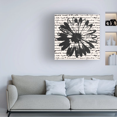 "Inky Floral II" sur toile