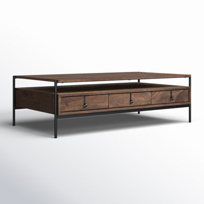 Wytse Solid Wood Top Single Coffee Table