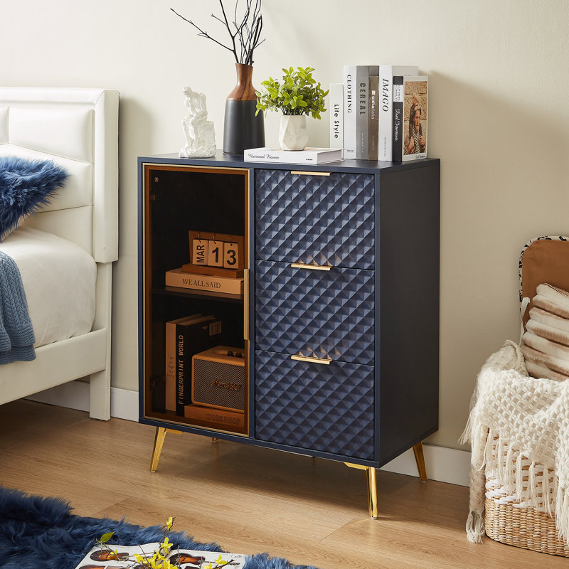 Commode de style moderne, Bleu