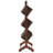 3-Tier Floor Stand with Storage Basket Bins - Walnut/Espresso-1311516306