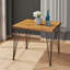 Table carrée d'extérieur Rustic Industrial