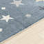 Blue Modern Washable Rug, Graphics Anti-Slip Rug For Living Room, Dining Room, Bedroom, Kitchen-1712843972