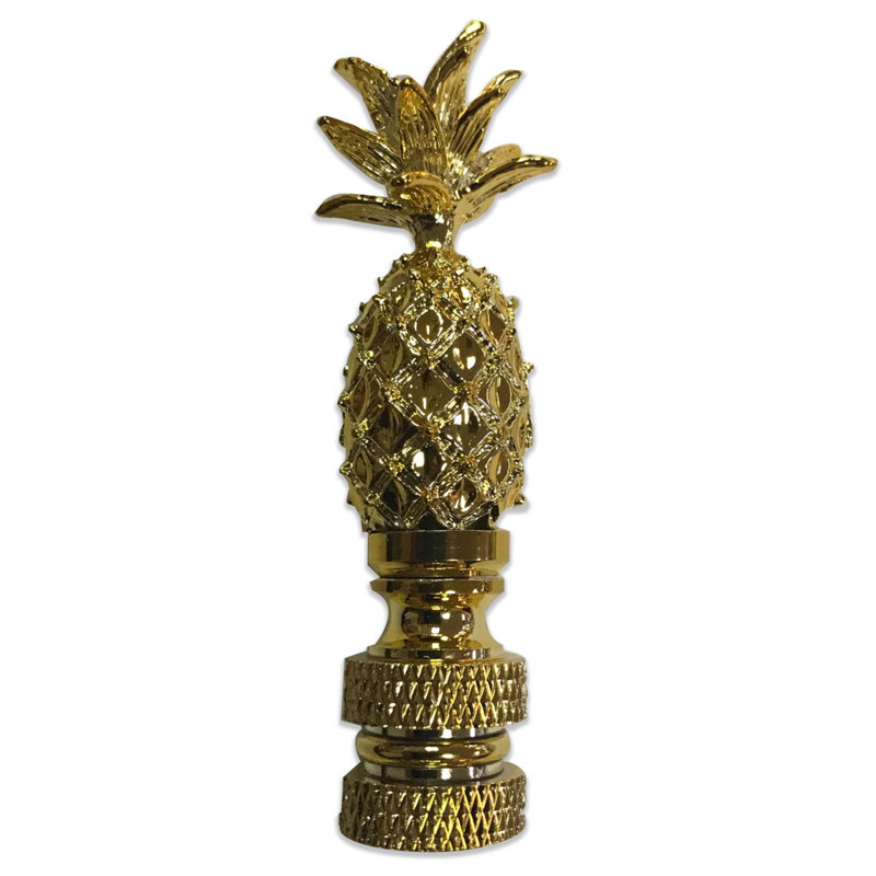 Faîteau de lampe ananas, Laiton poli