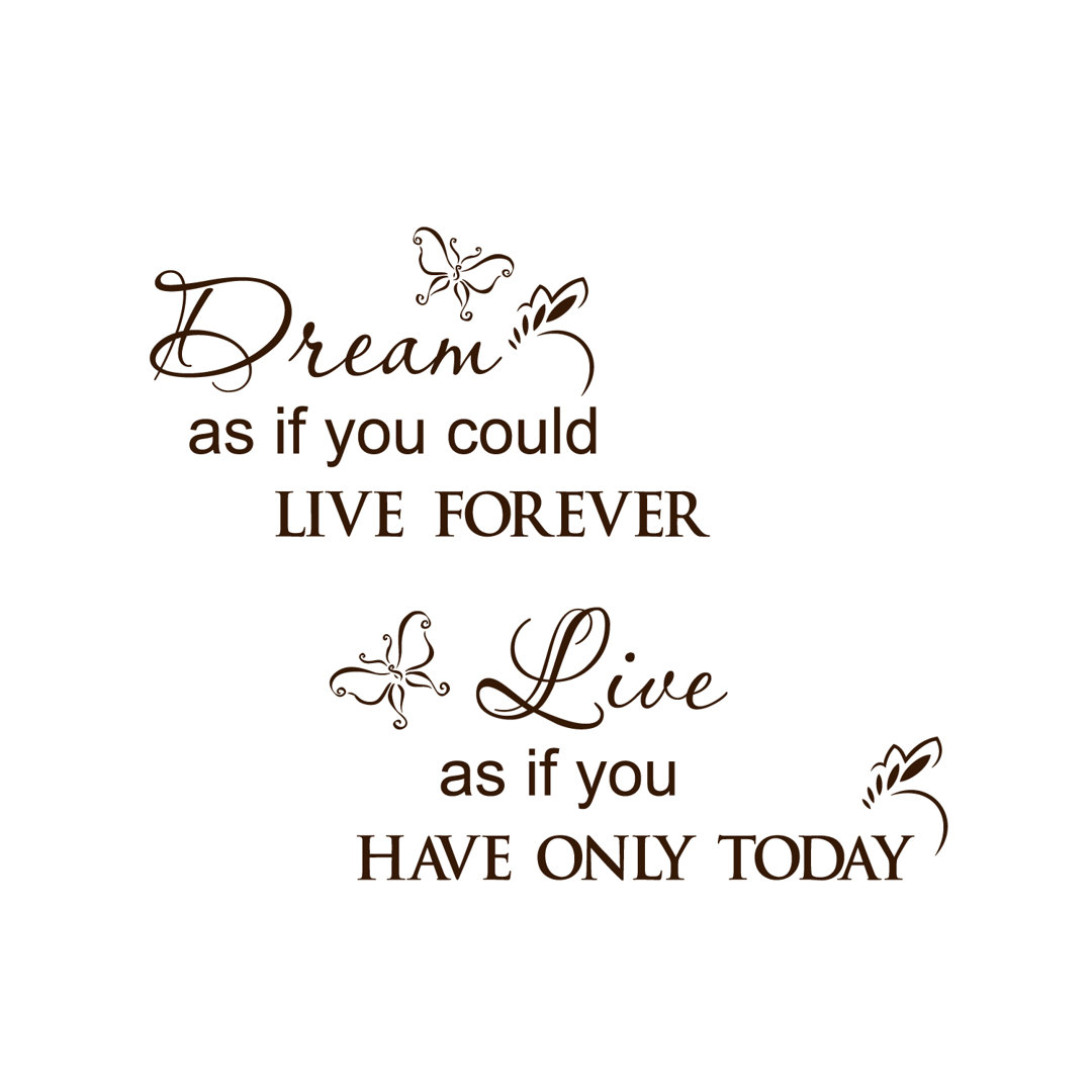 Dream Live Forever Wall Decal Fireside Home 