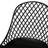 Outdoor Chair - Lily Chair Made Of Polypropylene With Weather- Finish, 33.67 In. Height, 21.16 Width In Black Stylish Look And Frame, 9.57 Lb Weight-1068646340