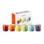Le Creuset Stoneware Set of 6 Rainbow Cappuccino Mugs (200ml)