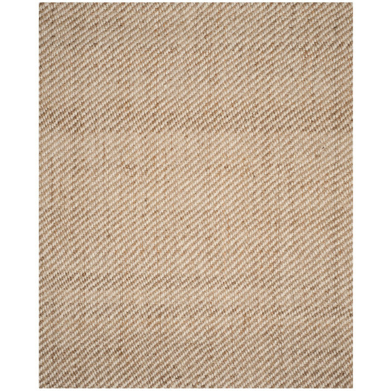 Tapis brun en jute / sisal Erroll, Rectangle 8 pi x 10 pi