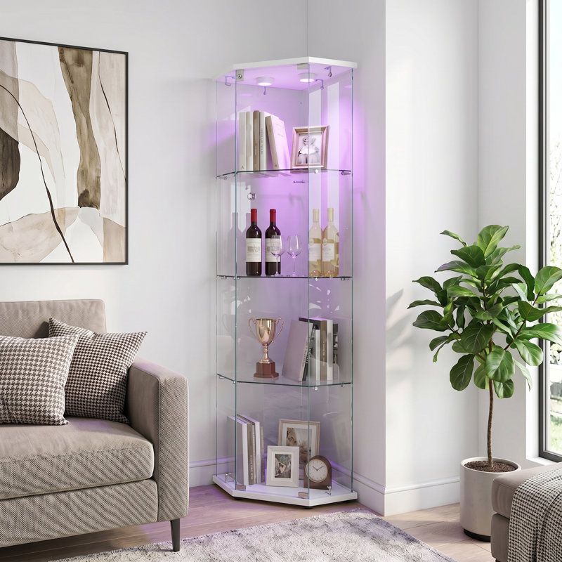 Display Cabinet, White