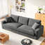 4 Seater Corduroy Sofa-1194665179